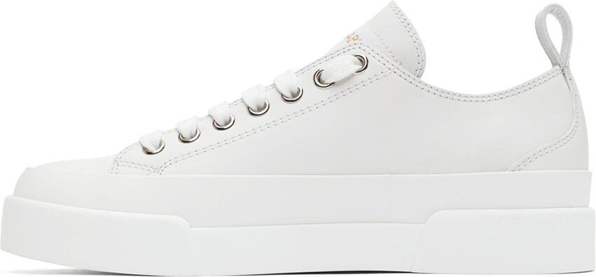 Dolce  Gabbana White Portofino Sneakers - Picture 3