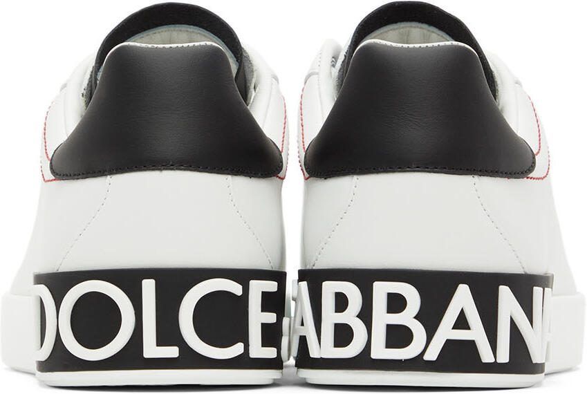 Dolce  Gabbana White Portofino Sneakers