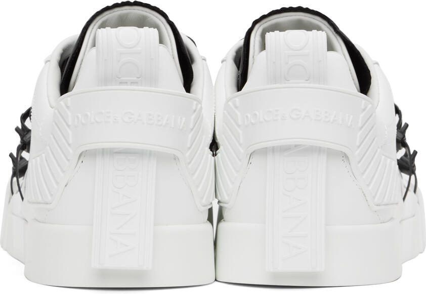 Dolce  Gabbana White Portofino Sneakers