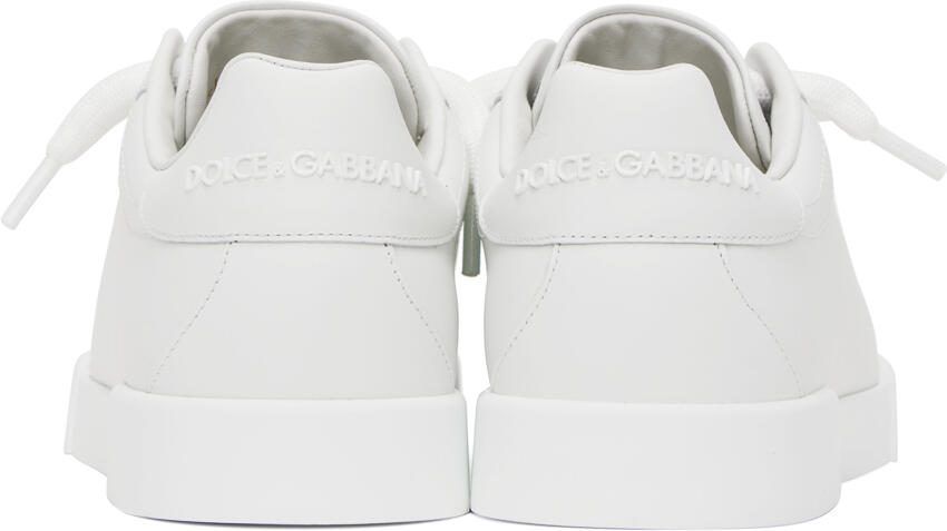 Dolce  Gabbana White Portofino Sneakers