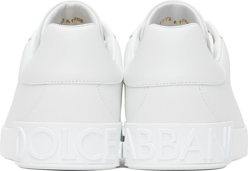 Dolce  Gabbana White Portofino Sneakers