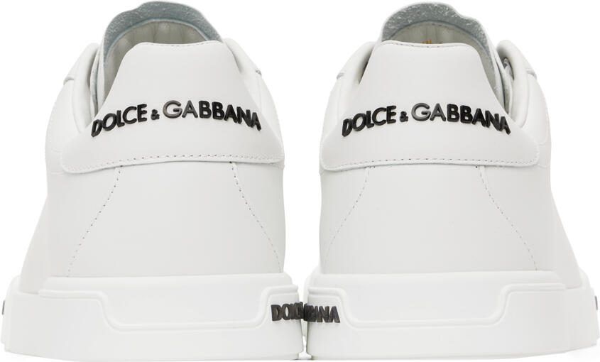 Dolce  Gabbana White Portofino Sneakers - Picture 5
