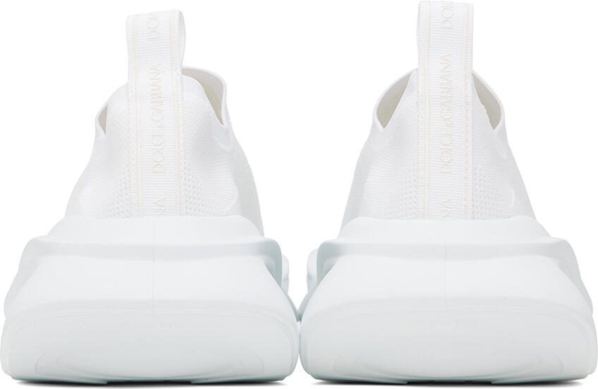 Dolce  Gabbana White Wave Sneakers