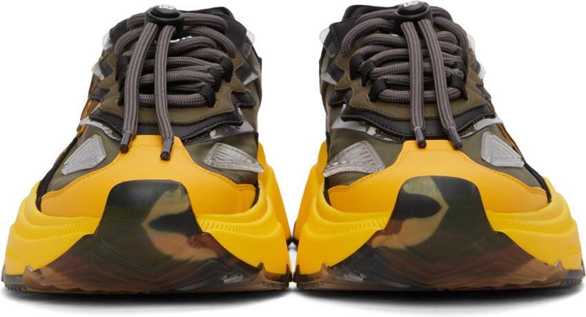 Dolce  Gabbana Yellow  Black Daymaster Sneakers - Picture 2