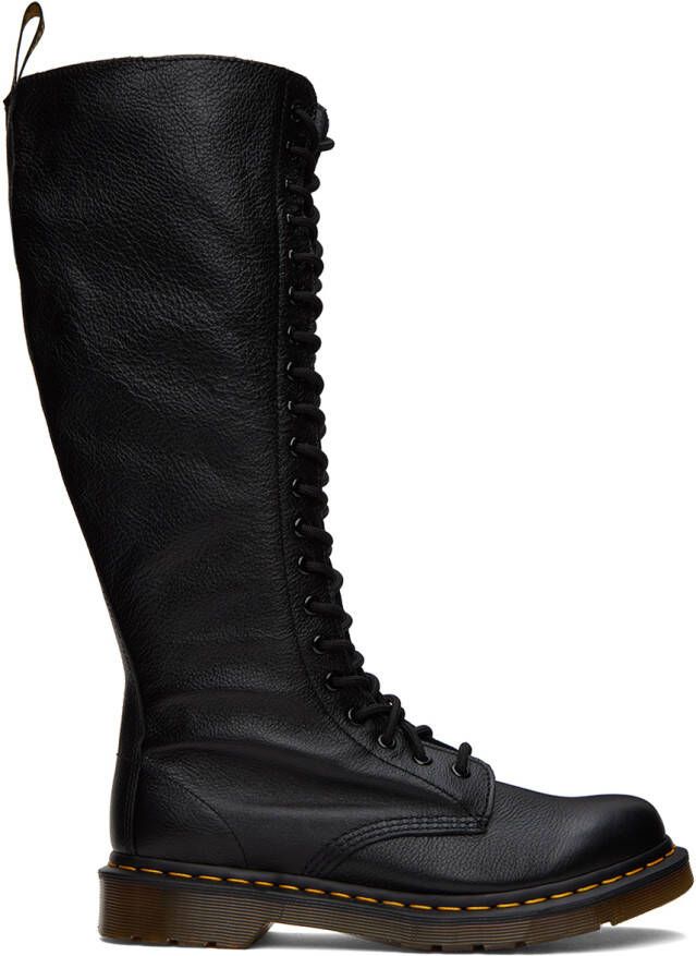 Dr. Martens Black Virginia Knee-High Boots - Picture 2