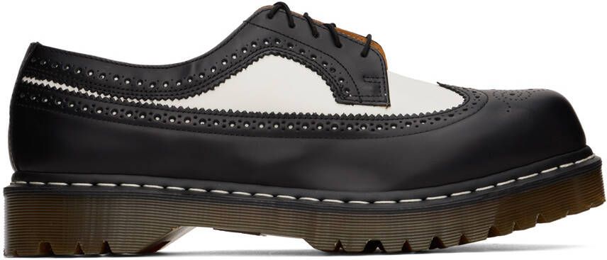 Dr. Martens Black  White 3989 Bex Oxfords - Picture 5