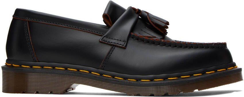 Dr. Martens Black 'Made In England' Vintage Adrian Loafers - Picture 18