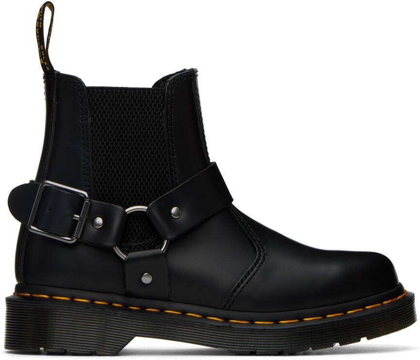 Dr. Martens White 2976 Smooth Platform Chelsea Boots - Picture 4
