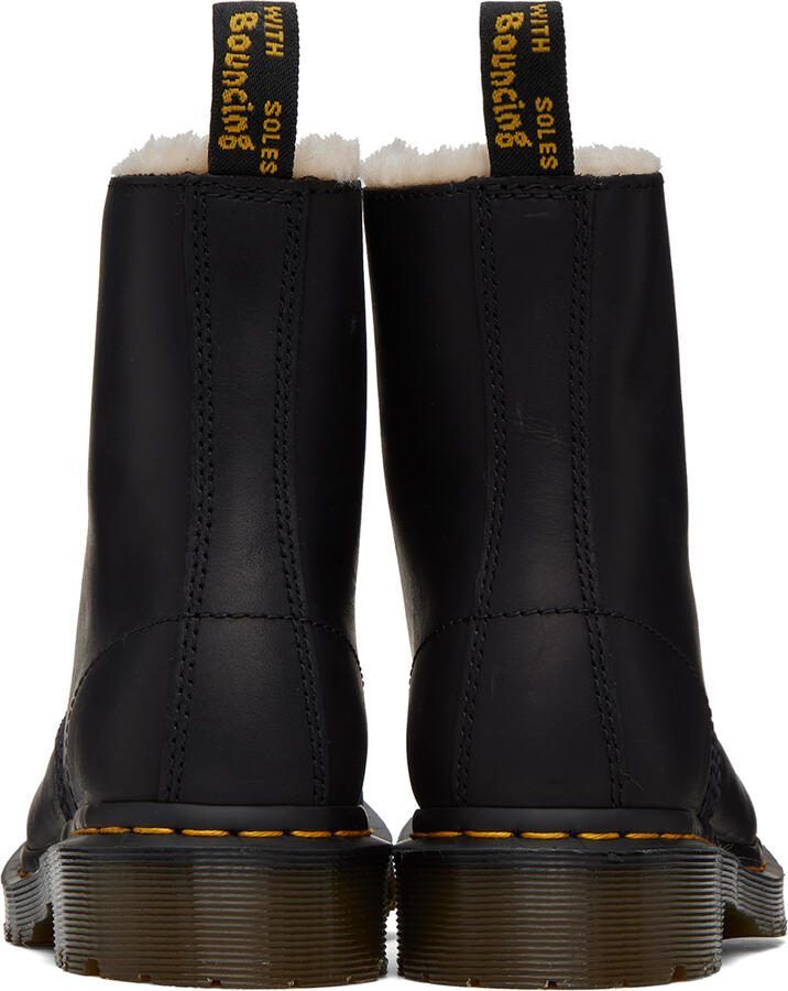 Dr. Martens Black 1460 Boots - Picture 2