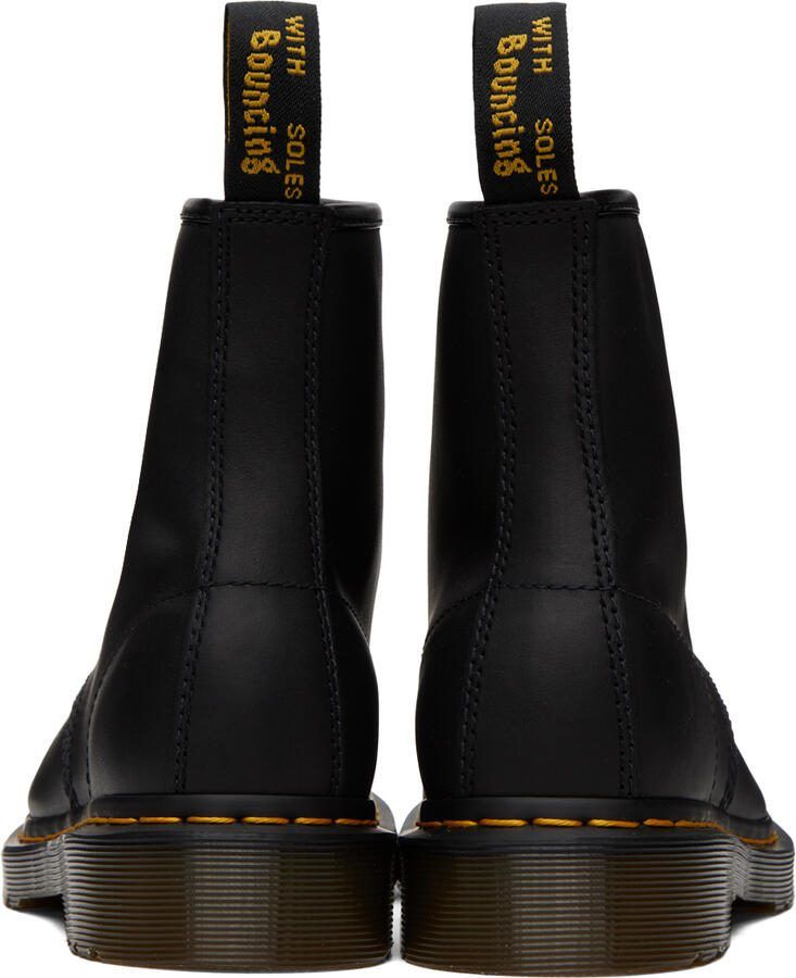 Dr. Martens Black 1460 Greasy Lace-Up Boots