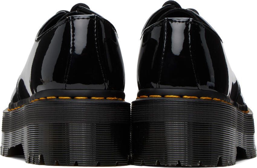 Dr. Martens Black Patent 1461 Quad Platform Derbys