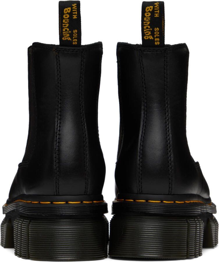 Dr. Martens Black Bethan Smooth Platform Oxfords