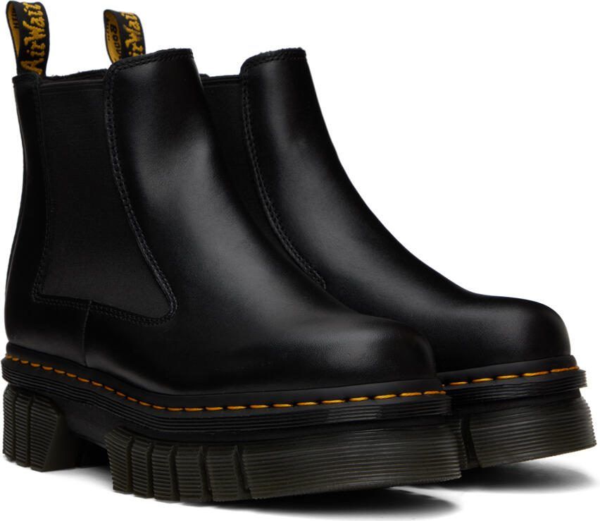 Dr. Martens Black Bethan Smooth Platform Oxfords - Picture 3