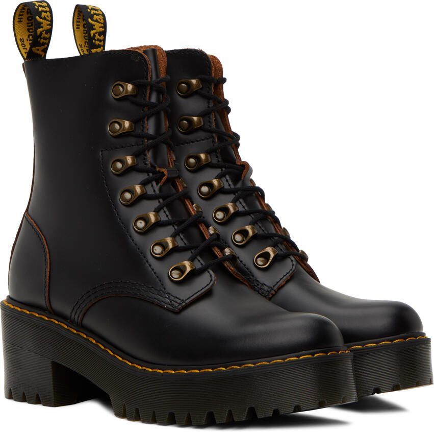 Dr. Martens Black Audrick Oxfords - Picture 2