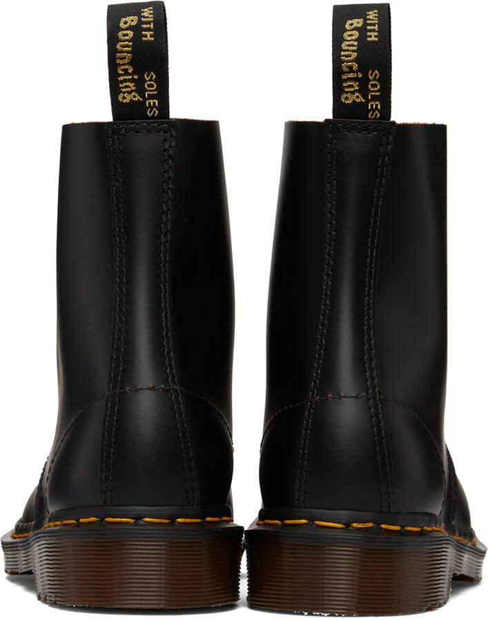 Dr. Martens Black 'Made In England' 1460 Vintage Boots - Picture 2