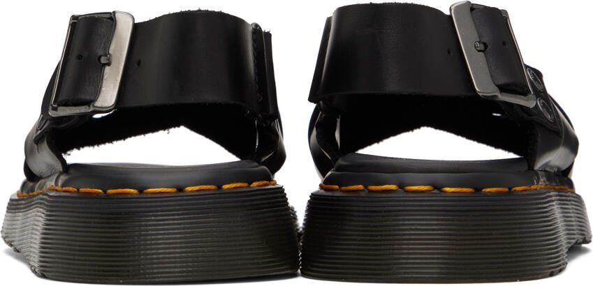Dr. Martens Black Zane Sandals