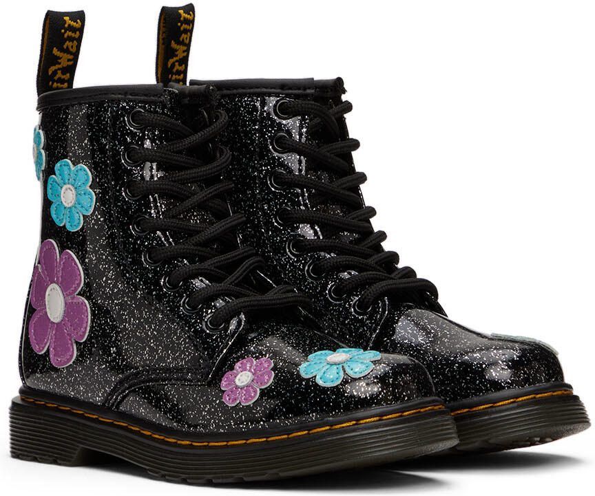 Dr. Martens Kids Black 1460 Big Kids Boots - Picture 3
