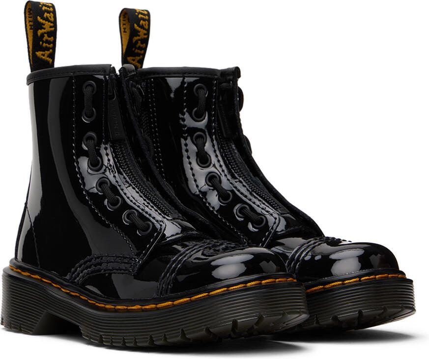 Dr. Martens Kids Black Sinclair Bex Big Kids Boots - Picture 2