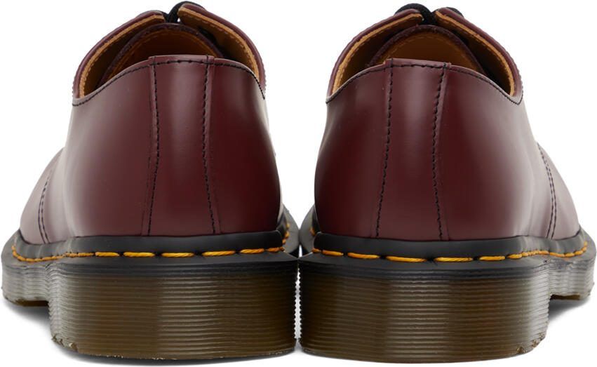 Dr. Martens Red 1461 Smooth Leather Derbys - Picture 7