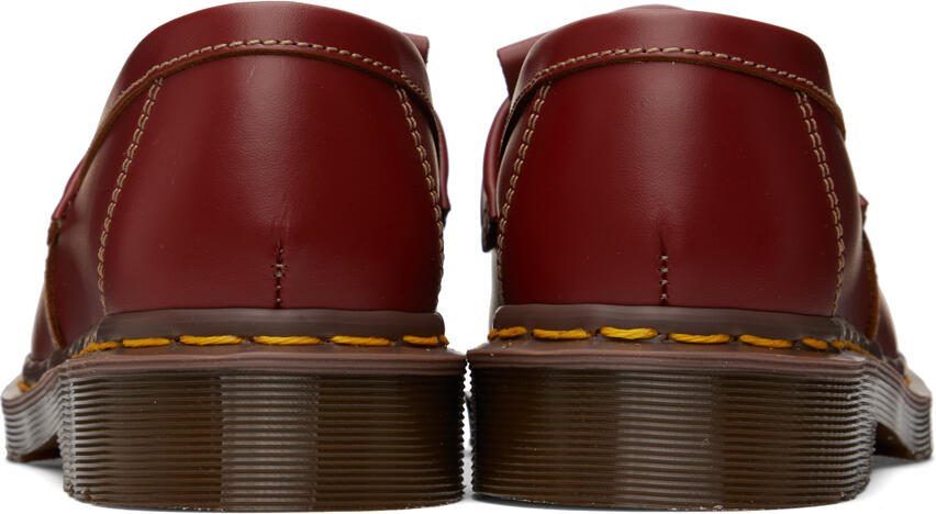 Dr. Martens Red Adrian Loafers