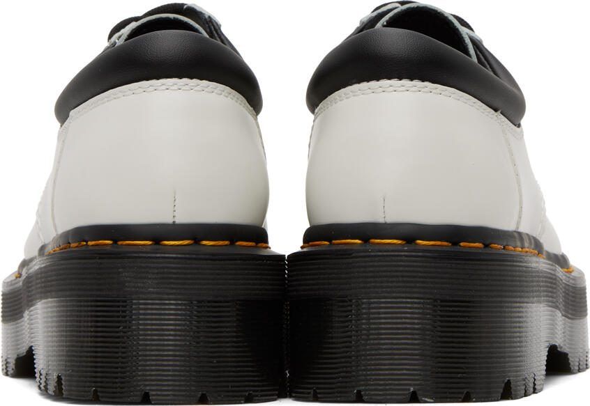Dr. Martens White 8053 Quad Derbys