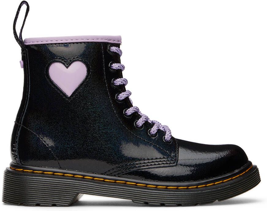 Dr. Martens Kids Black 1460 Big Kids Boots - Picture 5