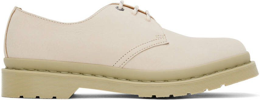 Dr. Martens Off-White Mono Milled Oxfords - Picture 2