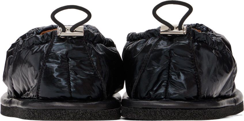 Dries Van Noten Black Adjustable Loafers