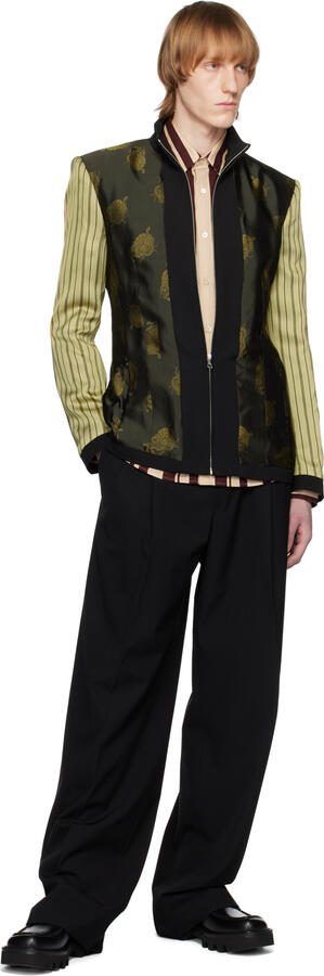 Dries Van Noten Black Lug Boat Shoes - Picture 4