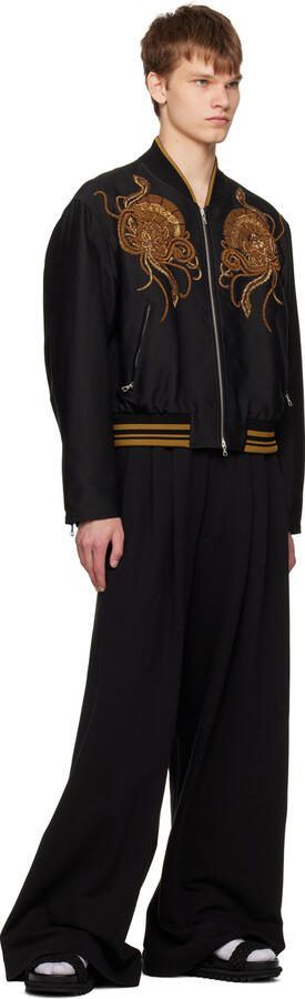 Dries Van Noten Black Slip-On Sandals - Picture 4