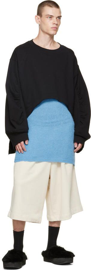 Dries Van Noten Black Slip-On Shearling Loafers - Picture 4