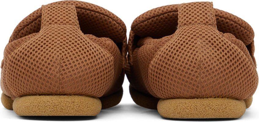Dries Van Noten Brown Mesh Padded Loafers - Picture 2