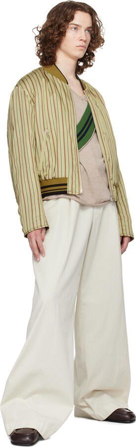 Dries Van Noten Burgundy Padded Loafers - Picture 4