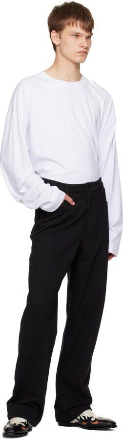 Dries Van Noten White Cowboy Slippers - Picture 4