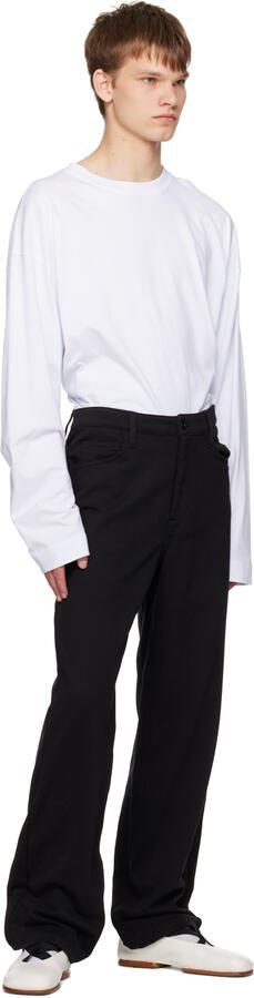 Dries Van Noten White Square Toe Slippers - Picture 4