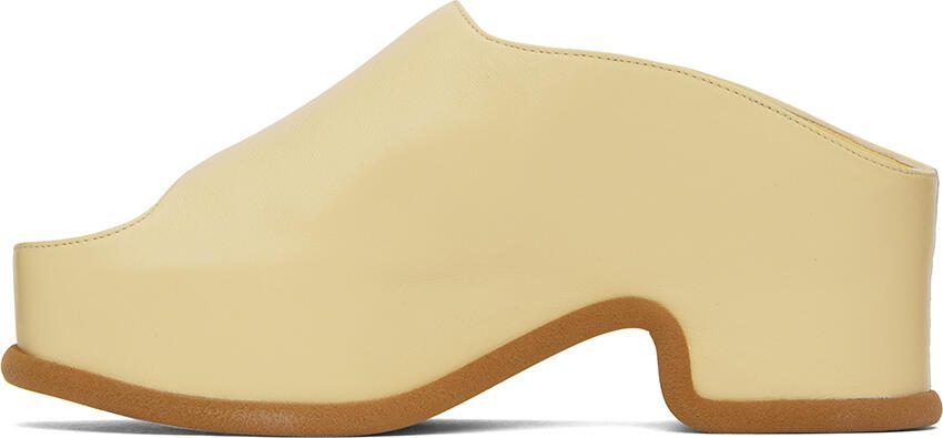 Dries Van Noten Yellow Block Heeled Sandals - Picture 3