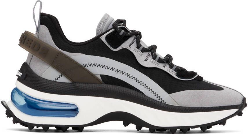 Dsquared2 Black  Gray Bubble Sneakers - Picture 5