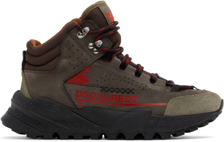 Dsquared2 Brown Free Sneakers - Picture 4