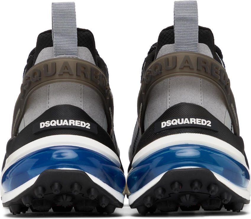 Dsquared2 Black  Gray Bubble Sneakers