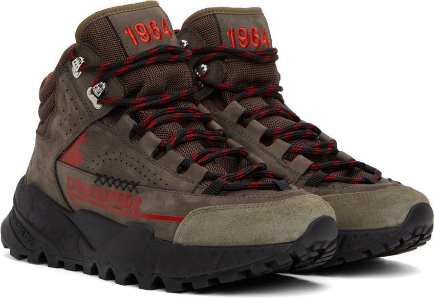 Dsquared2 Brown Free Sneakers - Picture 2