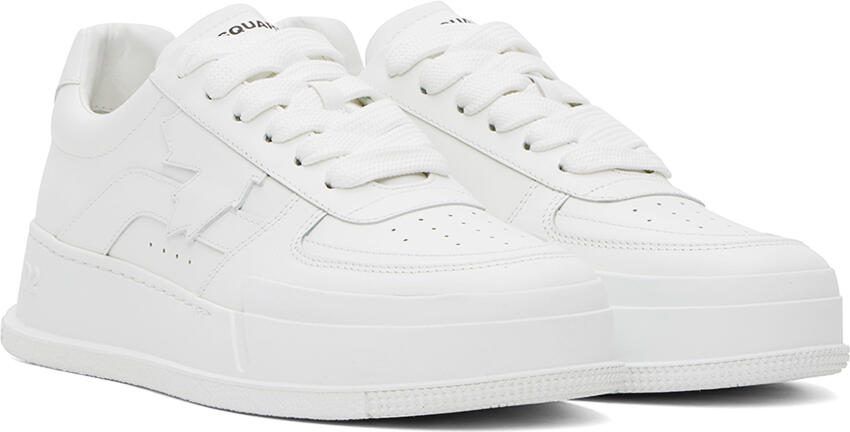 Dsquared2 White Canadian Sneakers - Picture 2