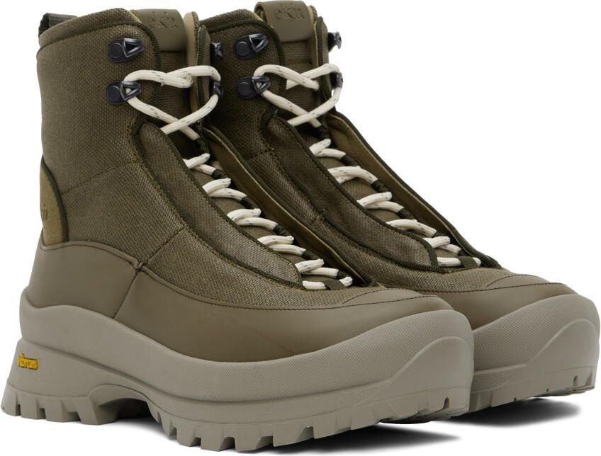 Ekn Khaki Thuja Lace-Up Boots - Picture 2