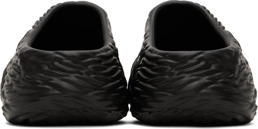 Emporio Armani Black Wave Mules
