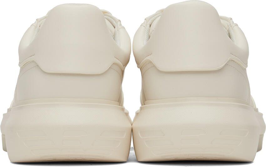 Emporio Armani White Printed Sneakers