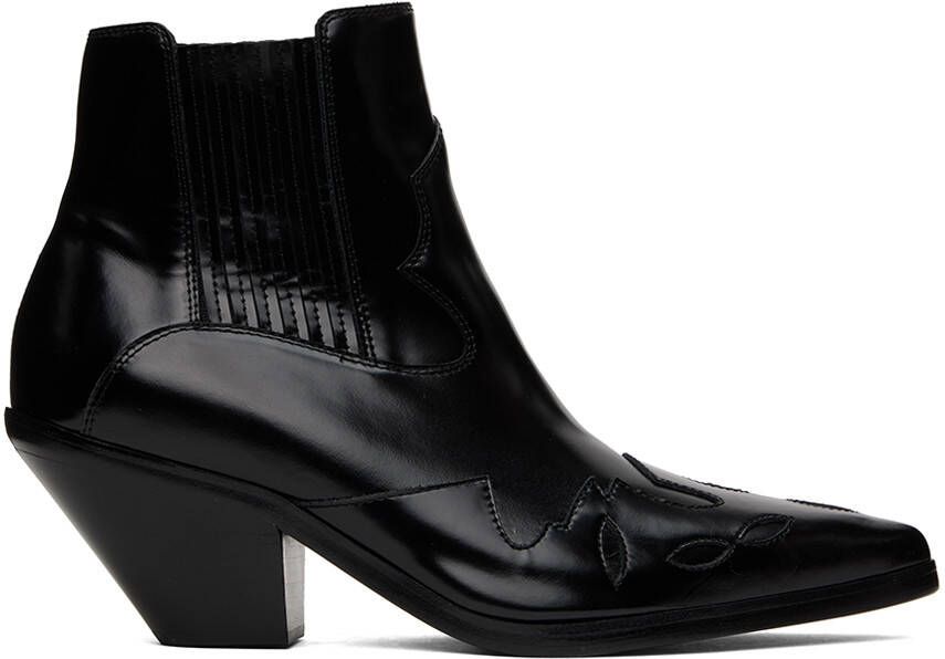 Enfants Riches Déprimés Black Midnight Cowboy Boots - Picture 5