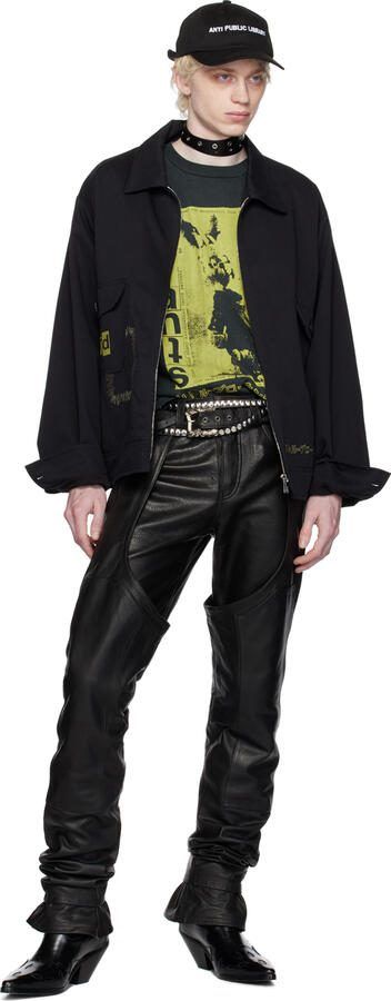 Enfants Riches Déprimés Black Midnight Cowboy Boots - Picture 4