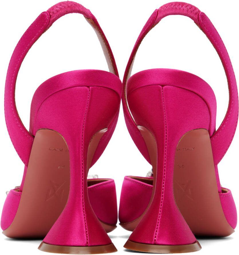 Amina Muaddi Pink Begum Heels