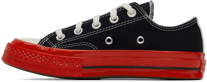 Comme des Garçons Play Black  Red Converse Edition Chuck 70 Low-Top Sneakers