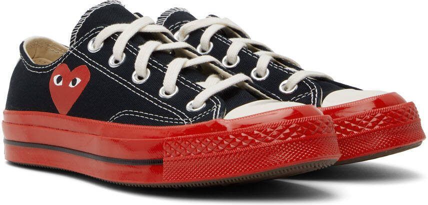 Comme des Garçons Play Black  Red Converse Edition Chuck 70 Low-Top Sneakers