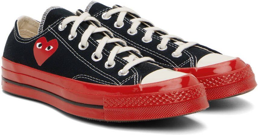 Comme des Garçons Play Black  Red Converse Edition Chuck 70 Sneakers